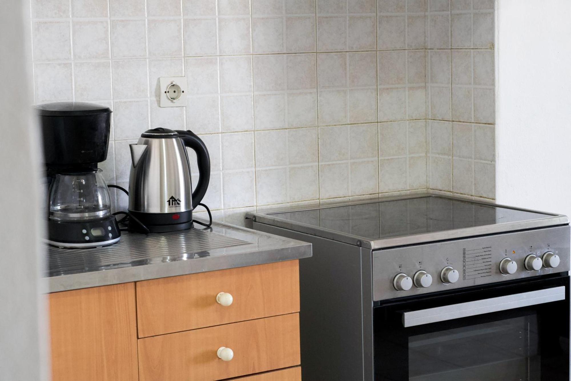 Pink Sand Sea Apartment Adelianos Kampos Ngoại thất bức ảnh